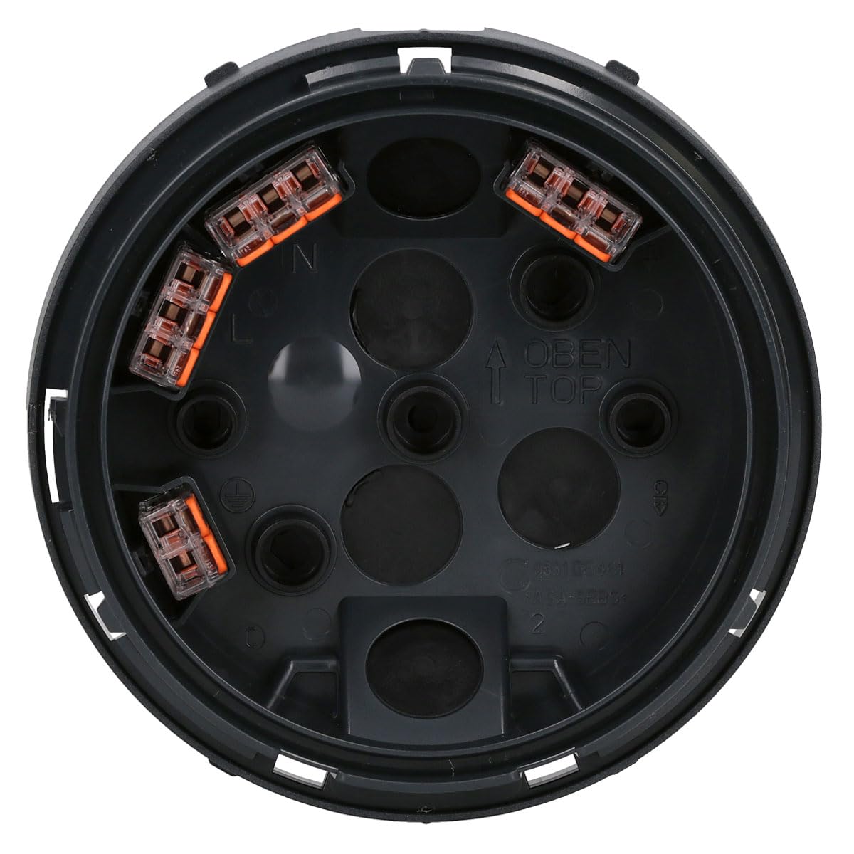Busch-Wächter Pro Set: Busch-Jaeger 6851/9-135 90° BT | Bewegungsmelder mit Steuerung via Bluetooth App flexible Montage + 6851/DR-135 Designrahmen Anthrazit