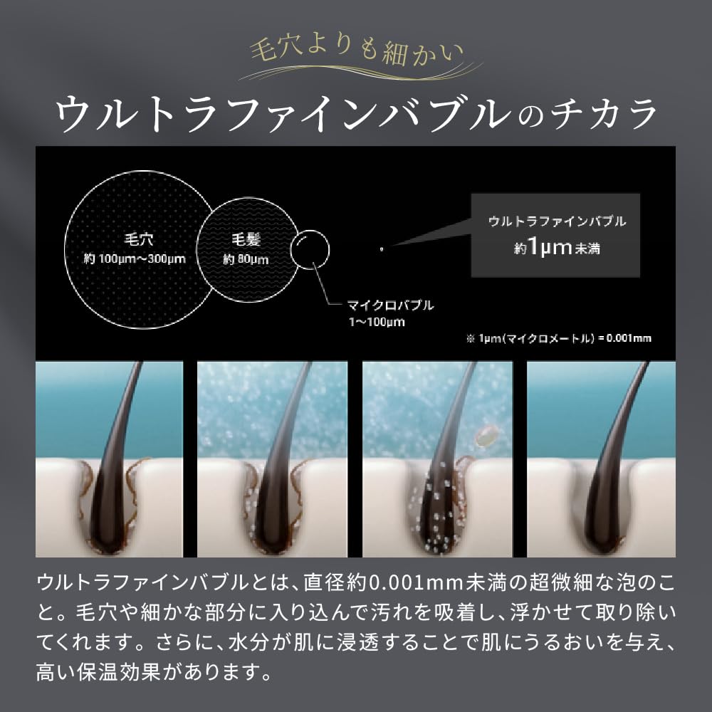 Amazon.co.jp: Mirable Ultra Fine Bubble Shower Head Water Saving