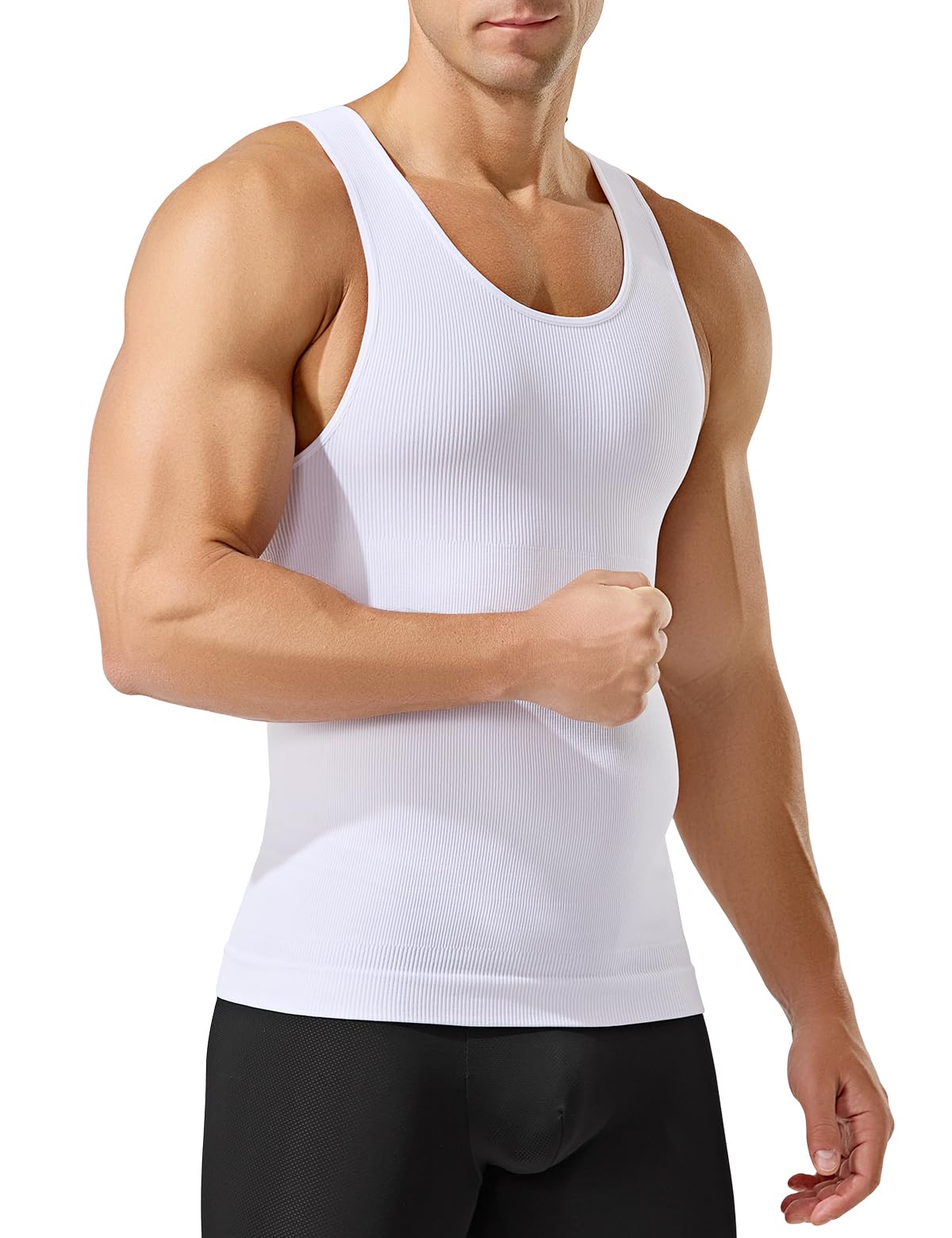 Arjen Kroos Débardeur de Compression Homme Gainant Shape Power Sous-Vêtements