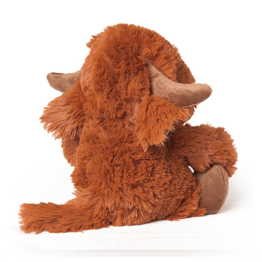 All Creatures Hamish the Highland Cow Cuddly Toy Medium Size (22cm) - Official Collection, Multicolor - Image 4