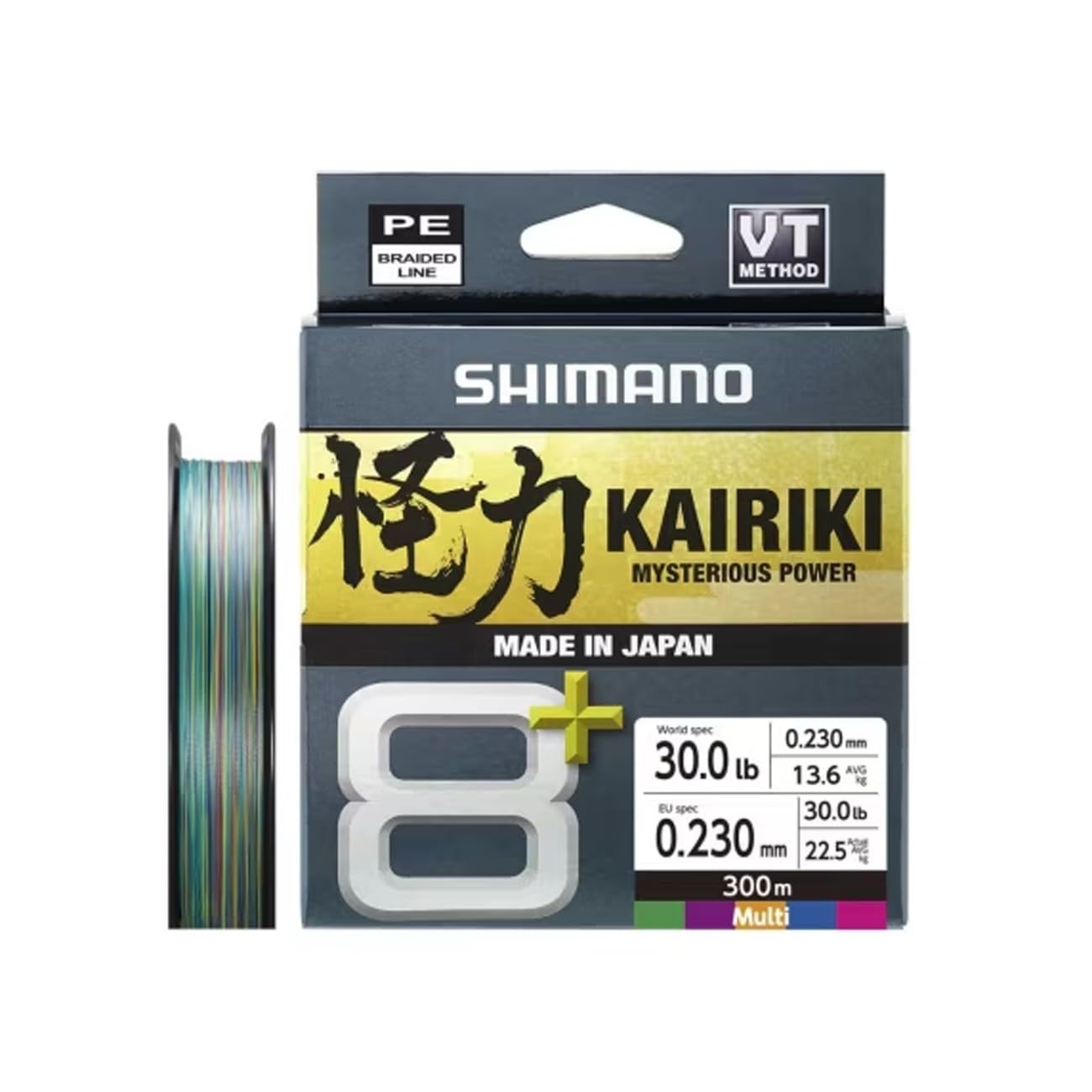 Line Kairiki 8+ - 300m 0.23mm 26.3kg Multi C.