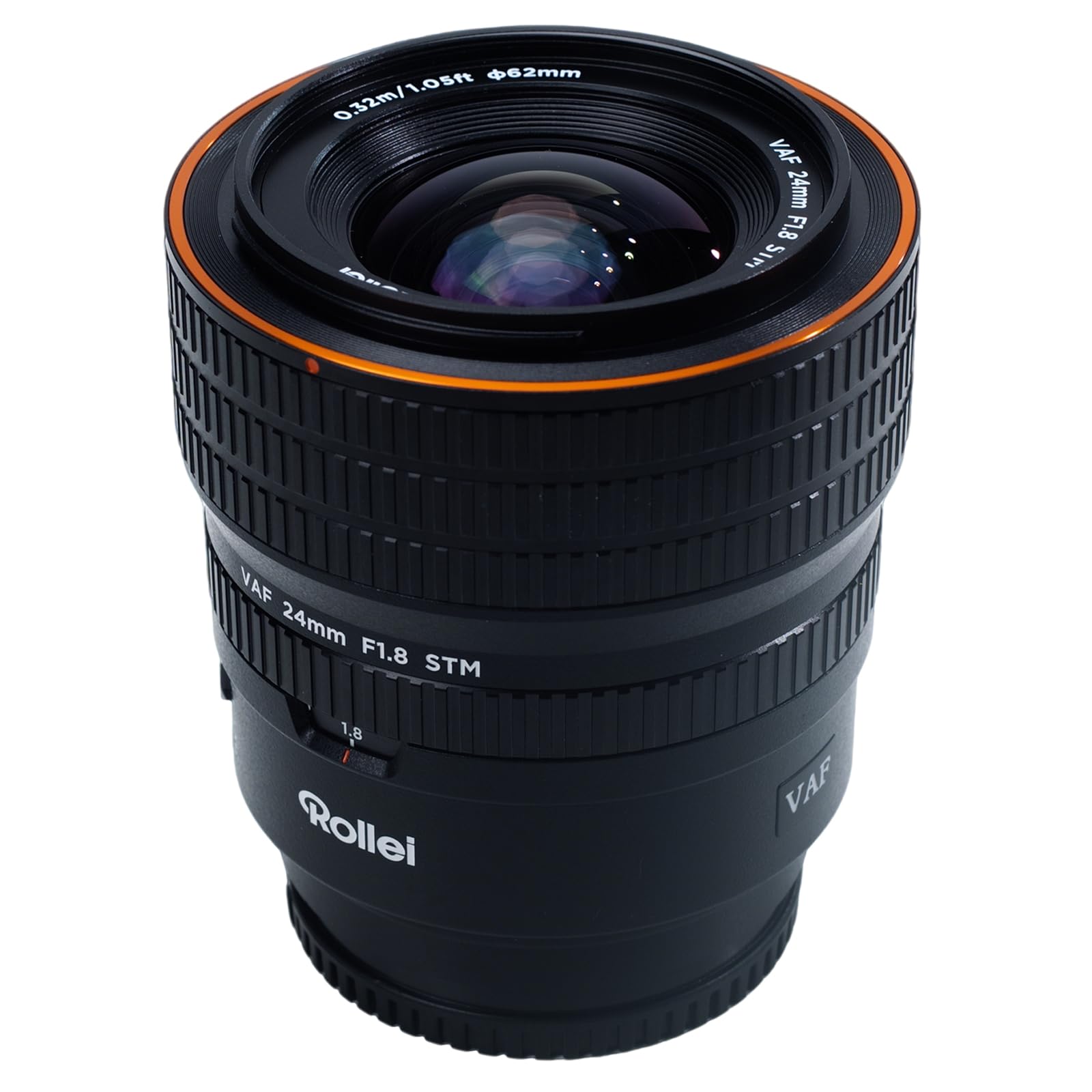 Rollei AF 24 mm F/1.8 Vollformat Objektiv für Sony FE mit STM-Autofokus | Vollmetall Gehäuse 477g Kompatibel mit APS-C FX30/ZV-E10/A6000–A6700/A5000/A5100 und Full Frame ZV-E1/FX3/A1/A1II/A9/A7 Series