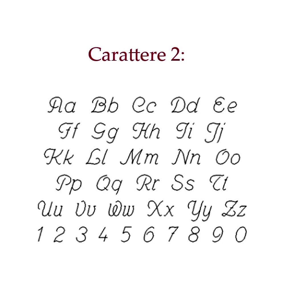 Fermacravatta in argento 925 millesimi rodiato con iniziali incise personalizzate.