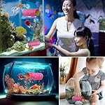 Hollow Betta Fish Cave Tunnel with Suction Cups - Stress Relief Aquarium Accessories for Shy Species,Small Hole Design,Nano Tank Hideout & Decorations (Black)