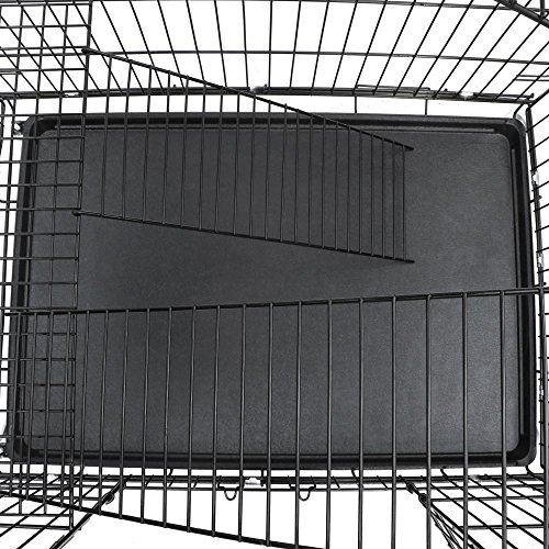 image for Topeakmart 4-Tier Foldable Kitten Cat Home Cages Wire Pet Crate House 