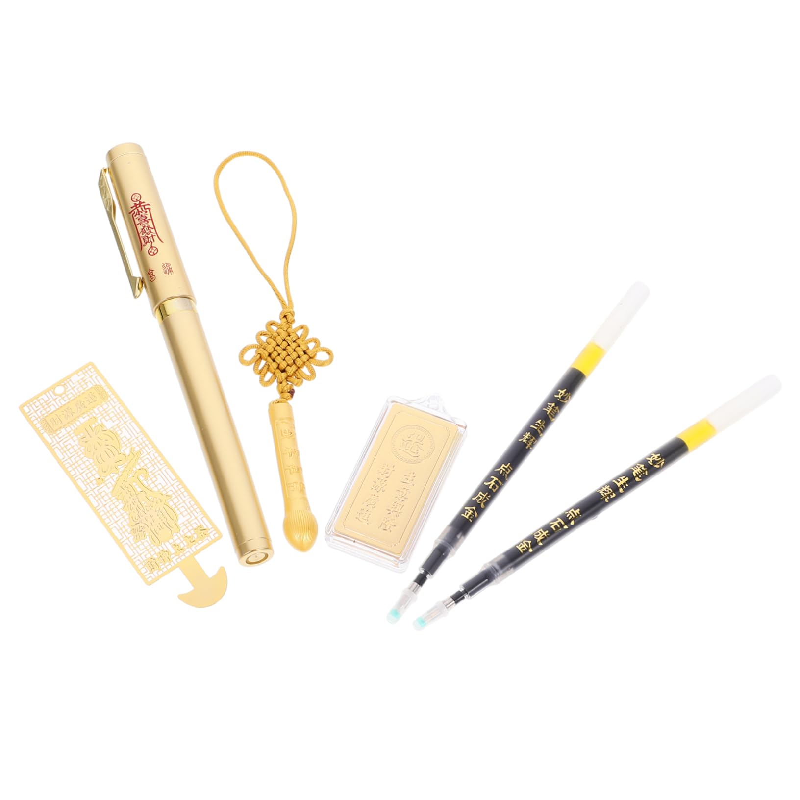 VILLCASE 4 Pièces Stylo D'Écriture De Bureau Stylos À Pointe Fine s À Plume À Encre Gel De Bureau D'Affaires Portable Avec Couvercle De Papeterie