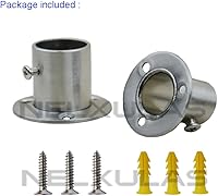 Vista 2 de Stainless Steel Closet Rod Flange Holder for Pipe (AD2)