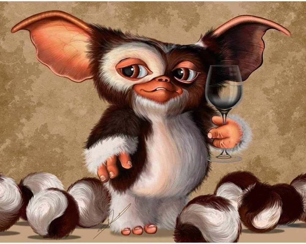 DPDecor DIY Full Round Drill 5D Diamond Painting Cross Stitch Diamond Embroidery Big Ear Monkey Home Decor Gift