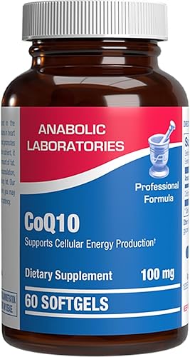 Cápsulas blandas CoQ10 de alta absorción de 100 mg – Fórmula clínica Coenzima Q10 100 mg para piel corazón energía antioxidante y apoyo cerebral –