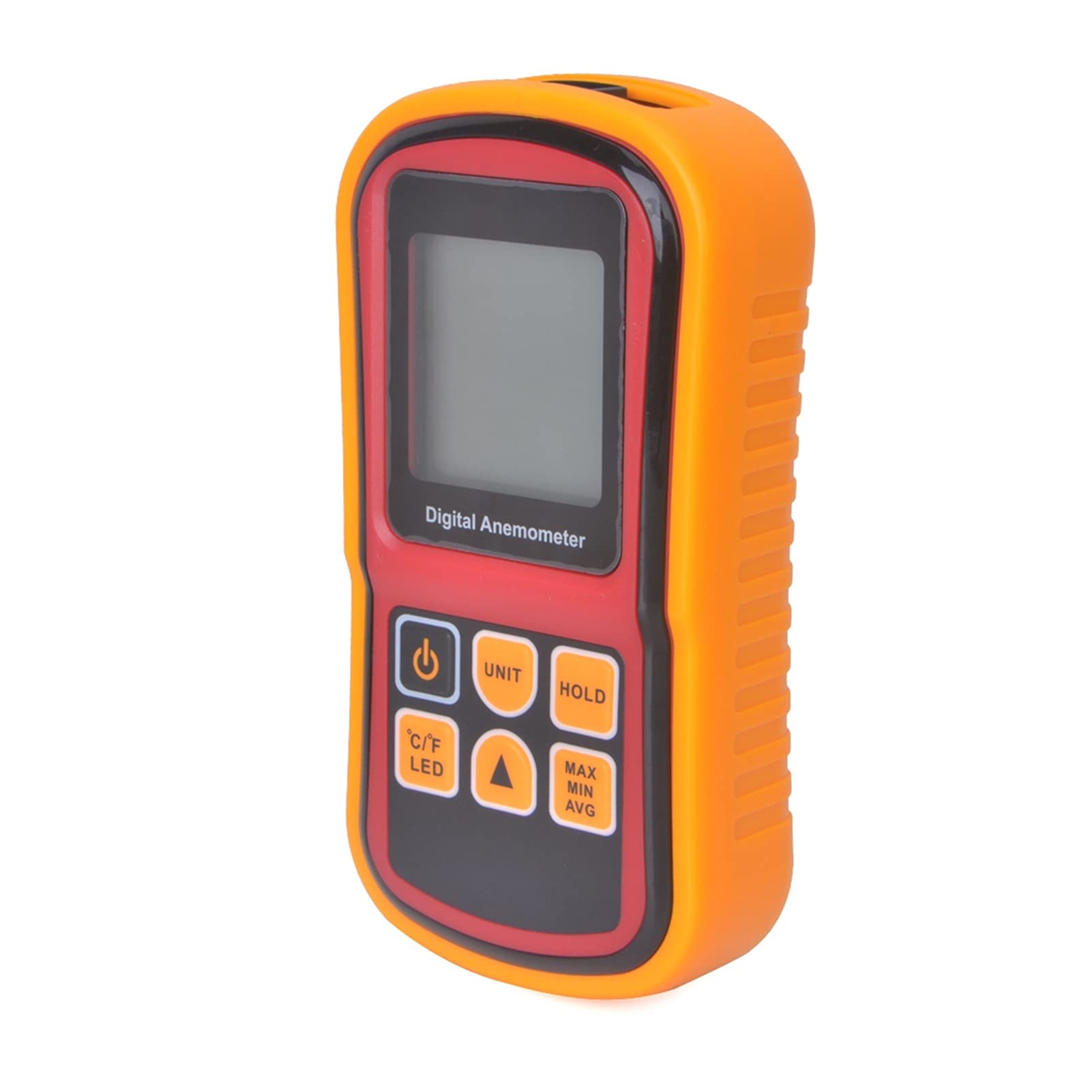 Digital Mini Anemómetro Alto precisión LCD Pantalla LCD Tacómetro de viento Medidor GM8901 Medidor de temperatura de velocidad de aire MEDICIÓN 0~45M / S