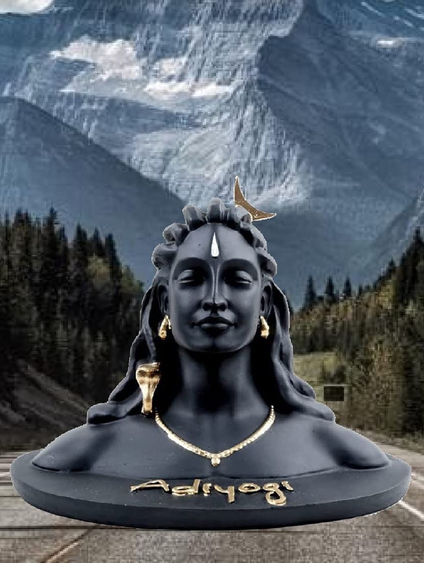 Buy Large Adiyogi Lord Shankar/Mahadev Murti Shiva Idol for Home Decor, Gift & Pooja, and