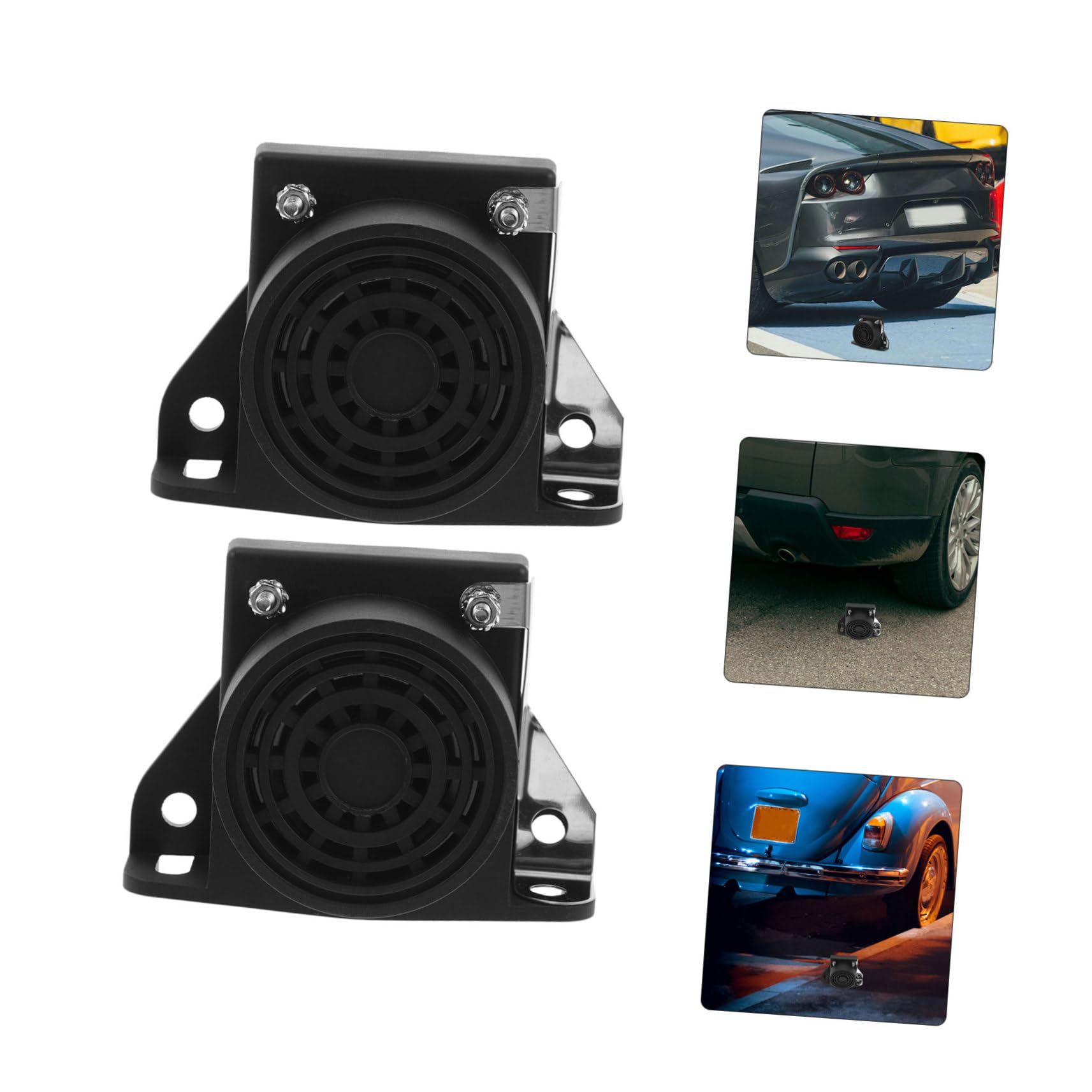 2piezas Bocina De para Camión Alarma De Advertencia Fuerte Compatible Varios Vehículos