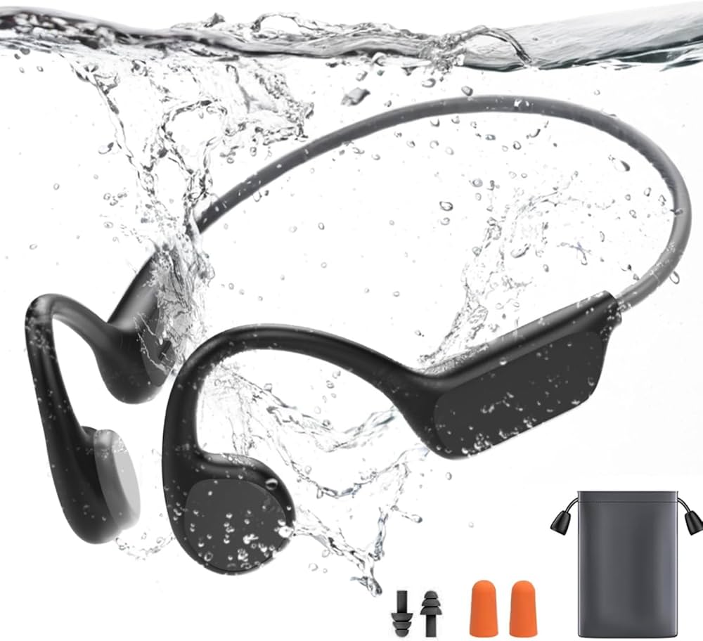 防水骨伝導イヤホン ブラック Amazon.co.jp: 2022業界新登場 骨伝導イヤホン ワイヤレス