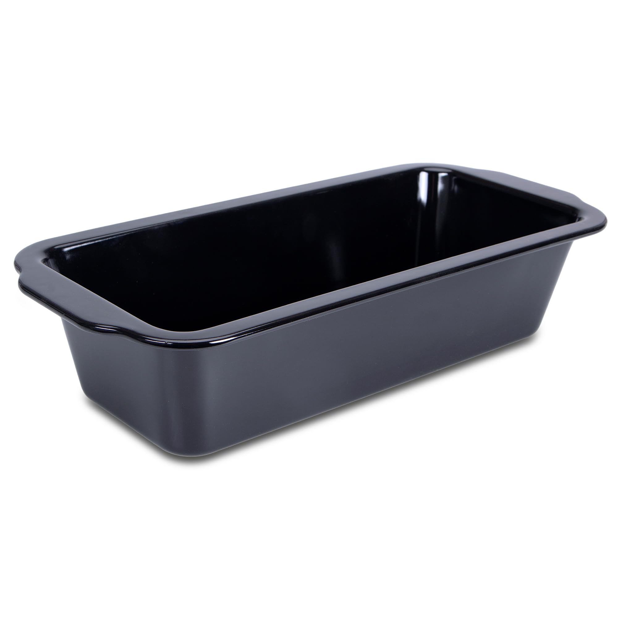 Städter Brotbackform Emaille Black Edition, 30 x 13 x 8 cm, Emaillierte Kastenform für Sauerteig, made without PFAS, Schnittfest, Temperaturbeständig bis 300°C | rz