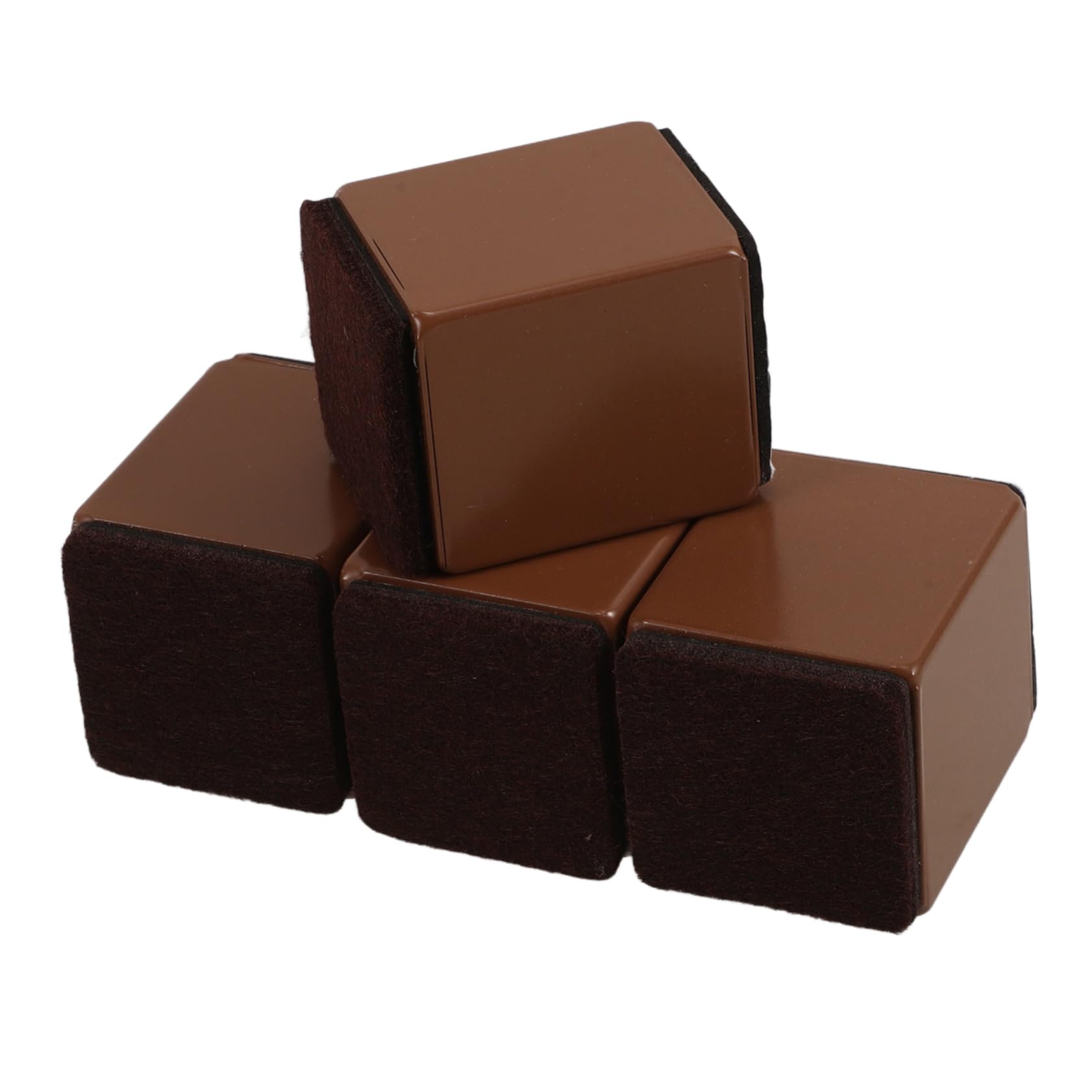 HOLIDYOYO 4pcs Nonslip Furniture Risers for Sofas Tables Chairs Beds Pads Support Floor Fit Easy Installation