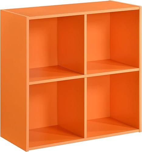 Miniatura 23 de Kings Brand Furniture - Katelyn - Estantería abierta de 4 cubos, organizador de almacenamiento de juguetes para niños (verde)