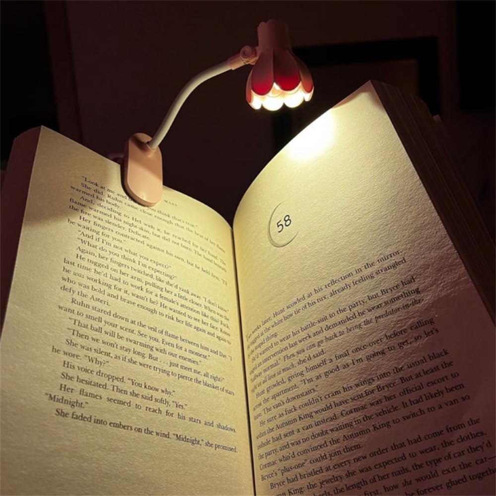 Amazon.co.jp: KHBVCG かわいいパステルフラワーブックライト ベッドで