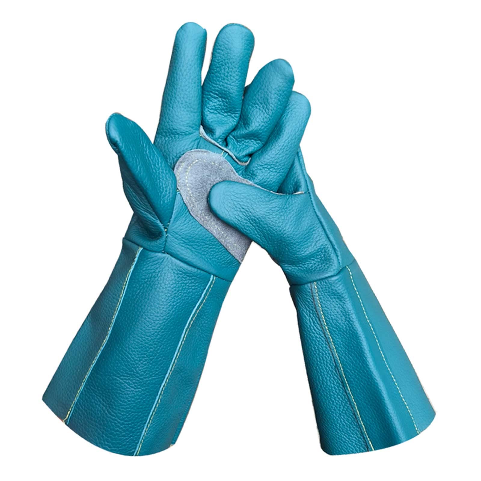 Guanti di Lavoro, Guanti di Sicurezza, Guanti da Lavoro Resistenti al Taglio, Guanti da Costruzione 41 cm(30 Pair 37cm)