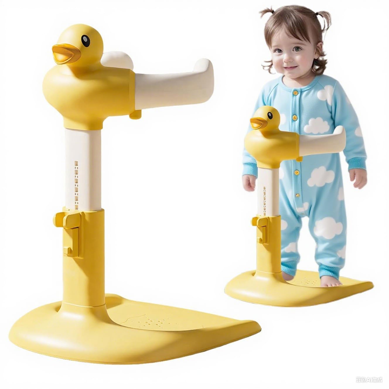 Soporte para ducha de bebé | Soporte de pie para el baño de los bebés – de | baño antideslizante ajustable en altura para bebé de 6 a 24 meses