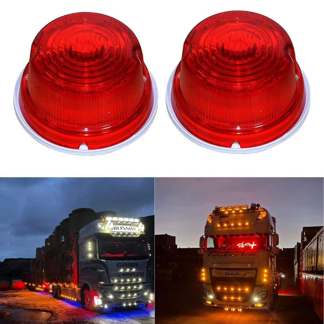 Auxiliary Lamp Set Suitable for Massey Ferguson I Tractor I Tiller I Combines I Harvesters I Universal Applications (Red)-image-5