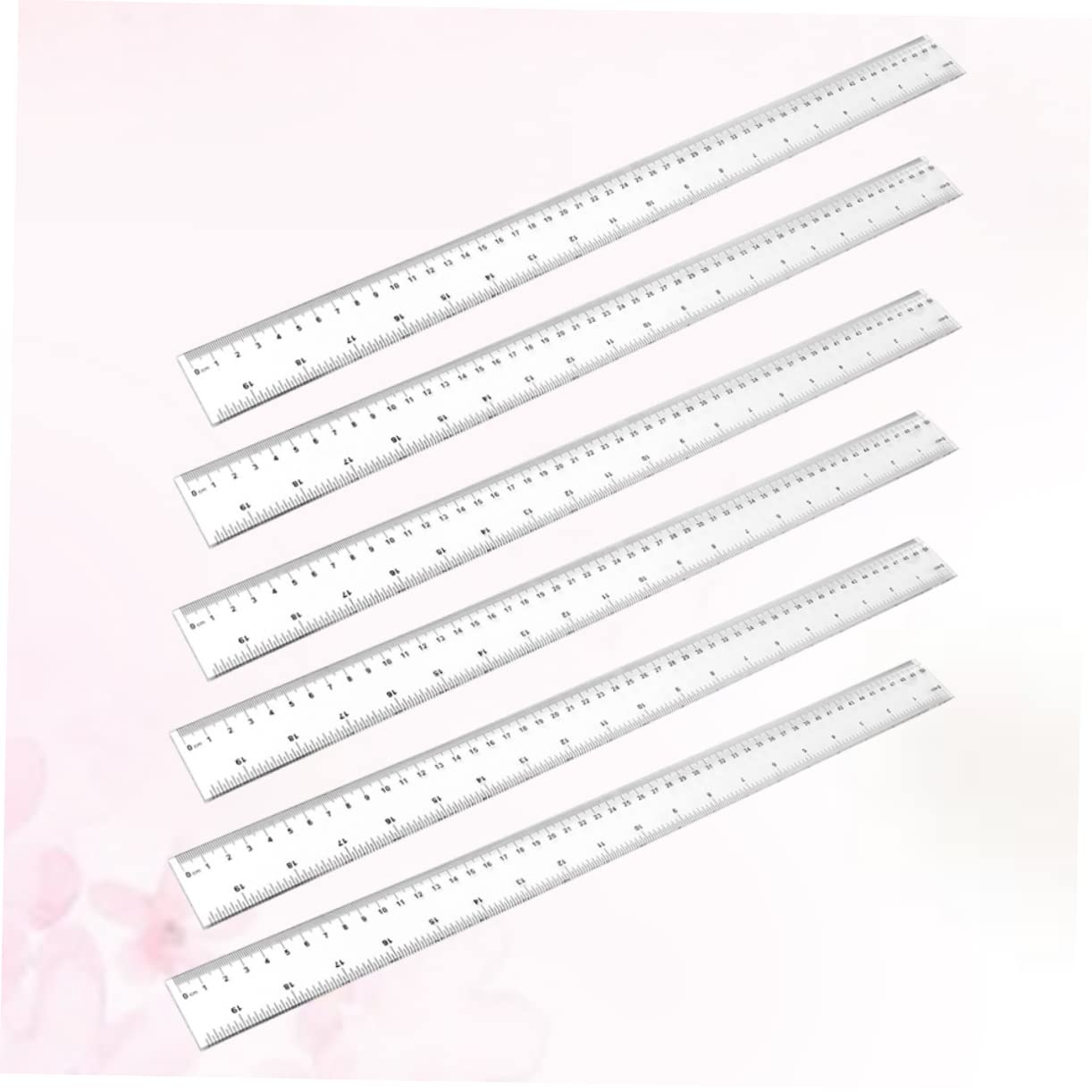 6 Pièce Regle,Règles Droites En Plastique,Règles En