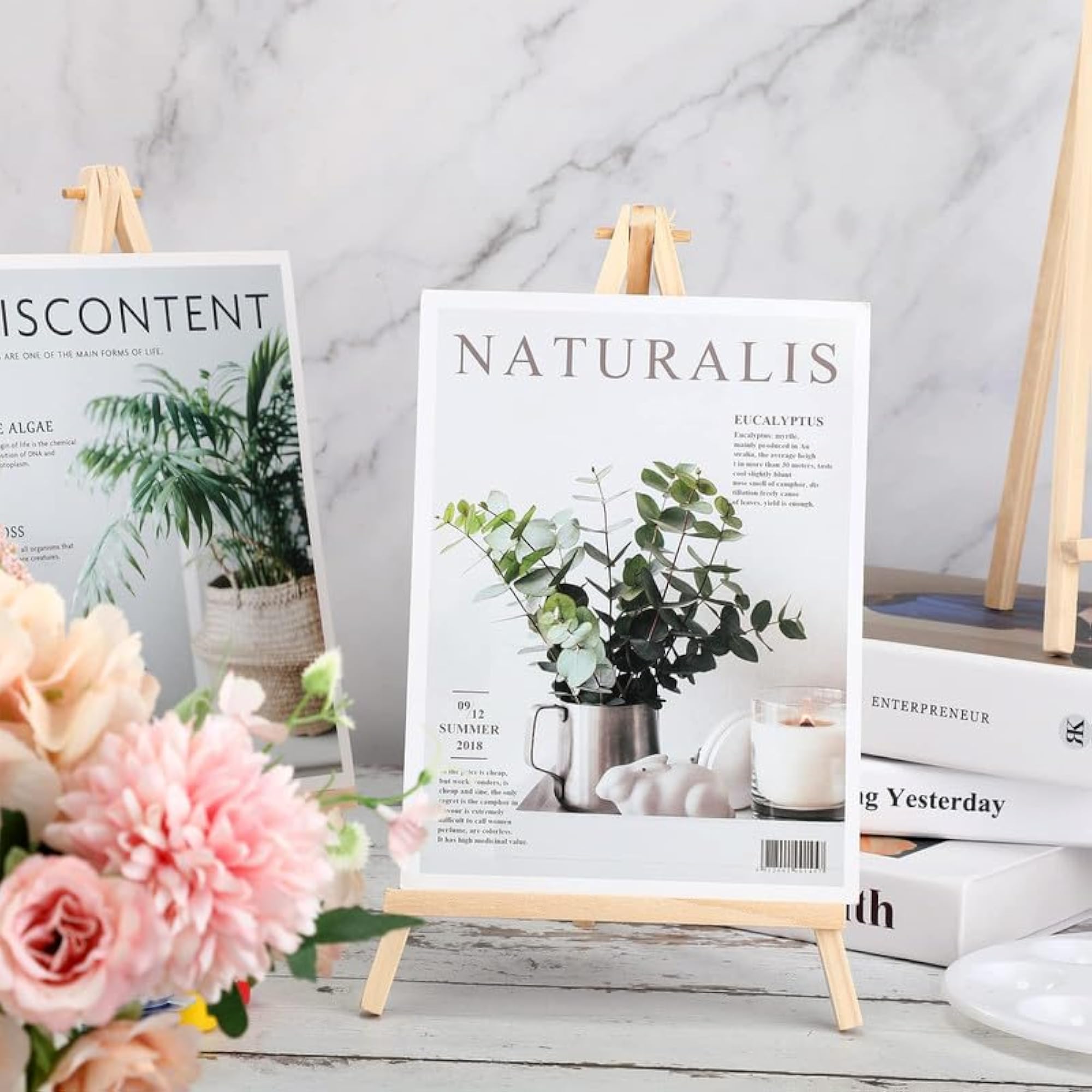 10" Wooden Easel Stand - Display Tabletop Tripod