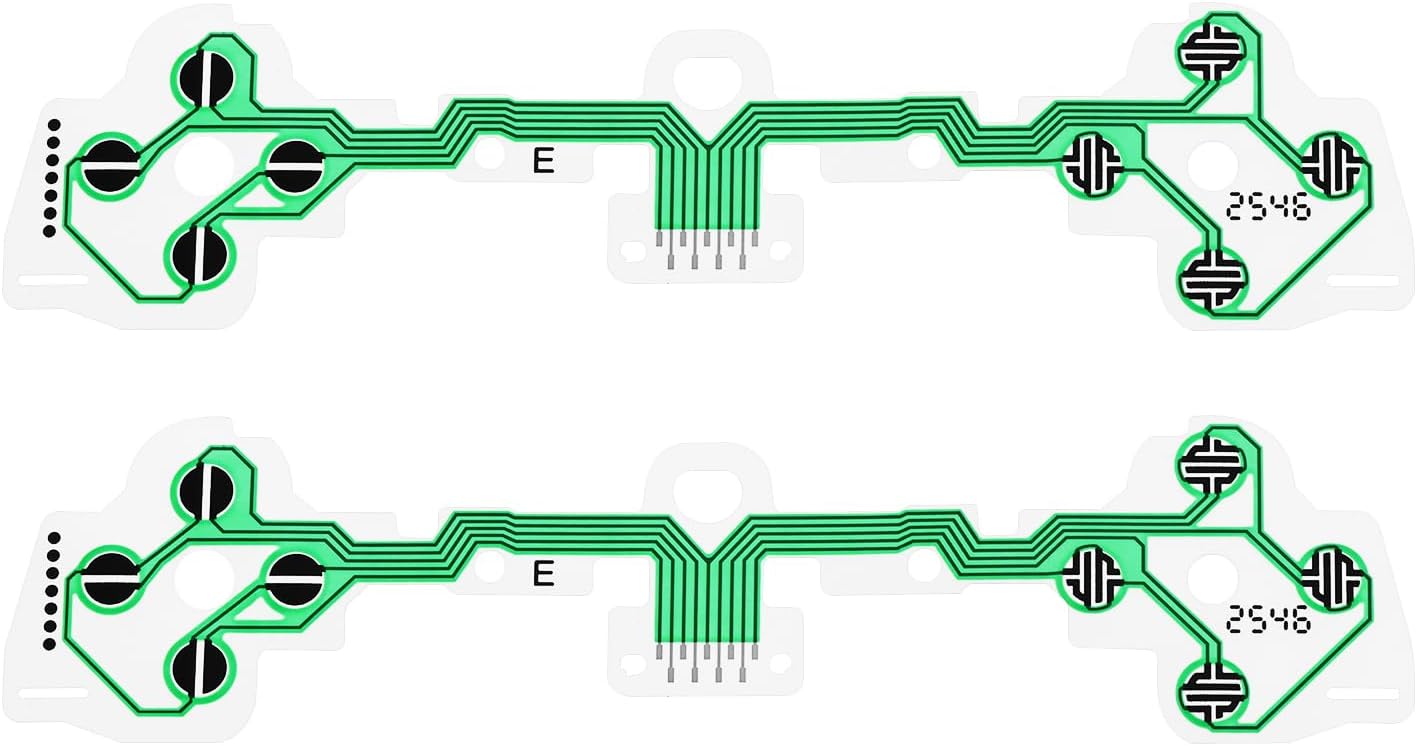 2Pcs Conductive Film Compatible with PS5 DualSense Edge Controller Flex Cable Ribbon