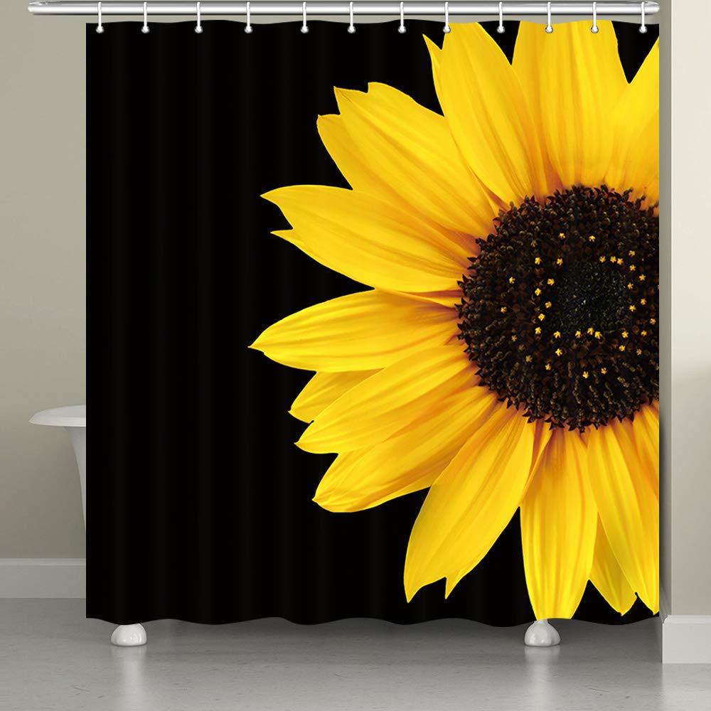 Sunflower Shower Curtains Curtains & Drapes
