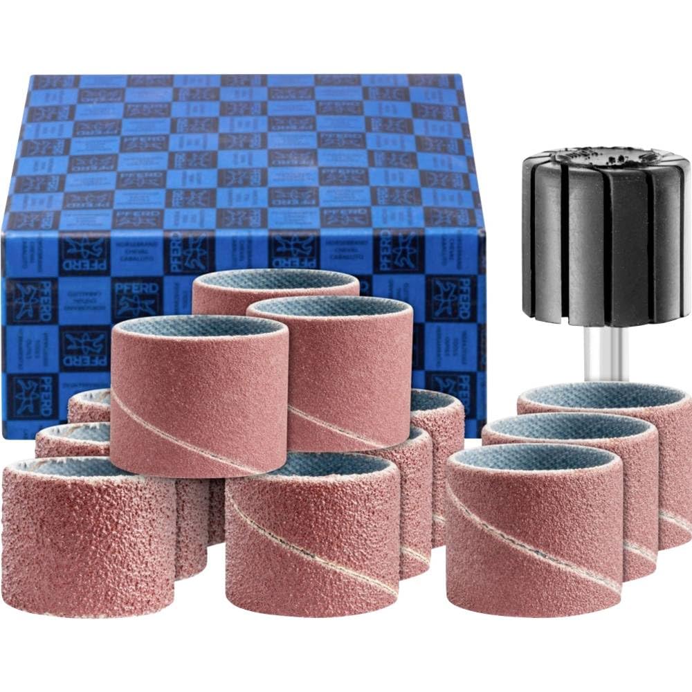 Draper Aluminiumoxid-Schleifhülsen Körnung 80 - 3er Pack 45x60mm Für Schleifarbeiten