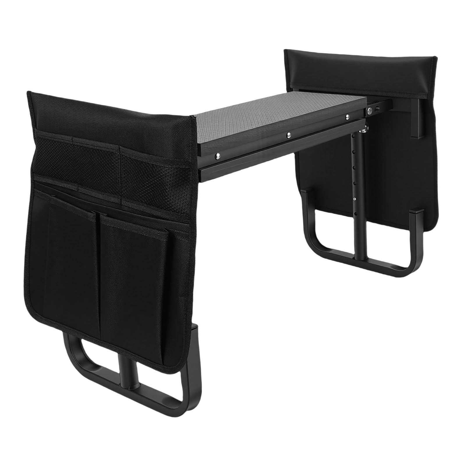 Rengue Rodilla y Asiento de Jardín, Taburete Plegable para Asientos de Trabajo con 2 Bolsas de Herramientas, Soporta 400 Libras para Jardineros, Personas Mayores, Arrodillador y Asiento de Jardín