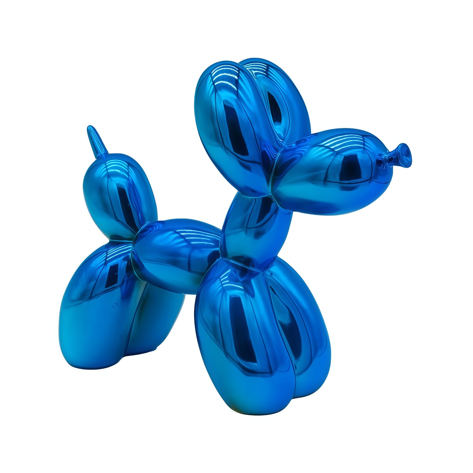 YOYUMI Balloon Dog Sculpture Electroplating process modern luxury decoration living room entrance office window sculpture blue
