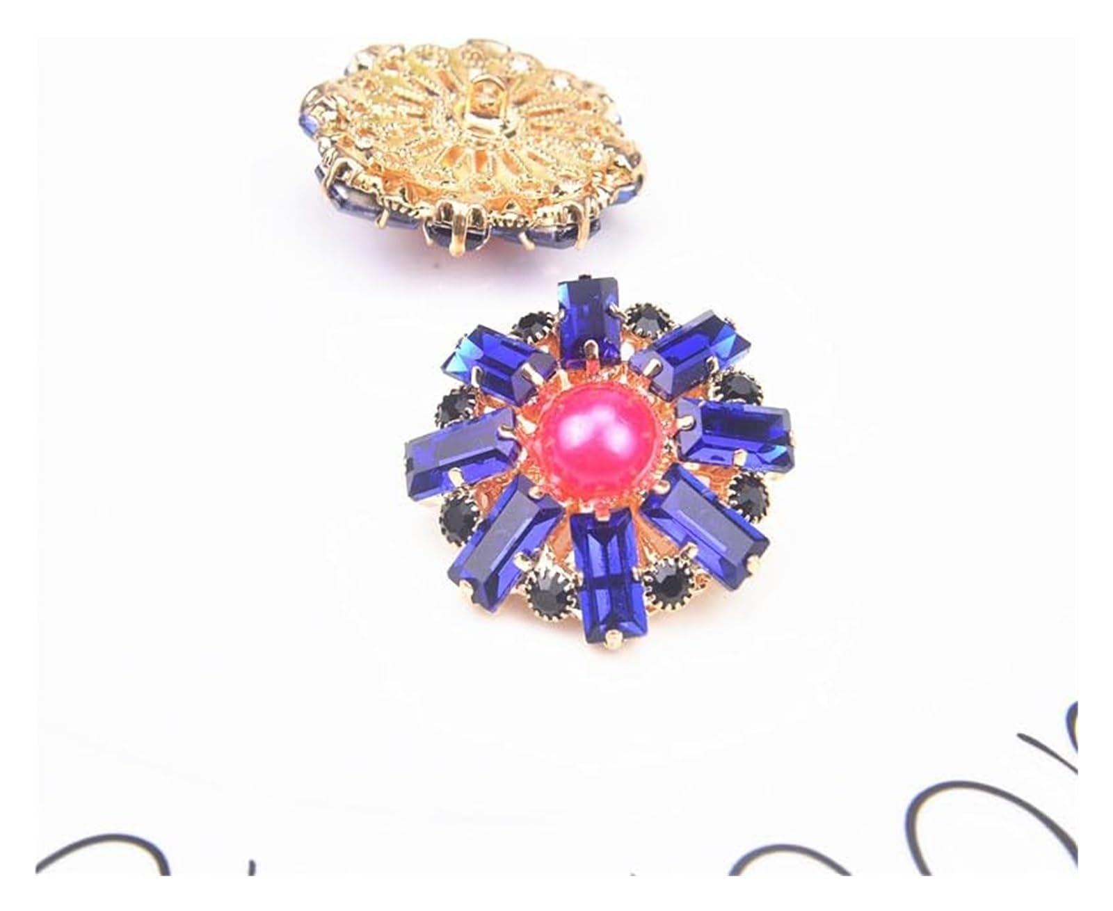 Botones para ropa, Botones de costura decorativos, 10 piezas(07 shank)