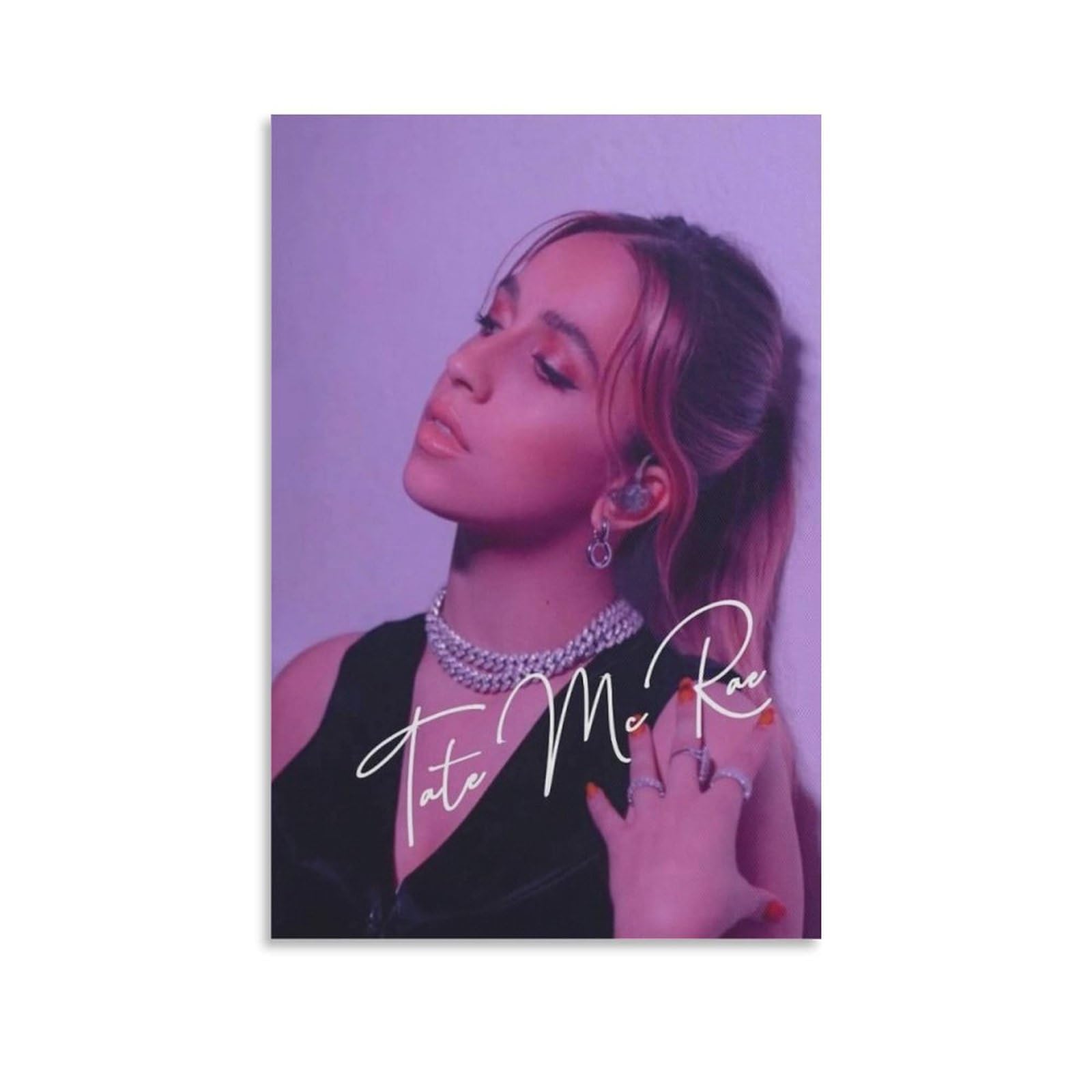 Tate McRae Canvas Poster Bedroom Decoration Landscape Office Valentine's Birthday Gift Unframe-style12x18inch(30x45cm)