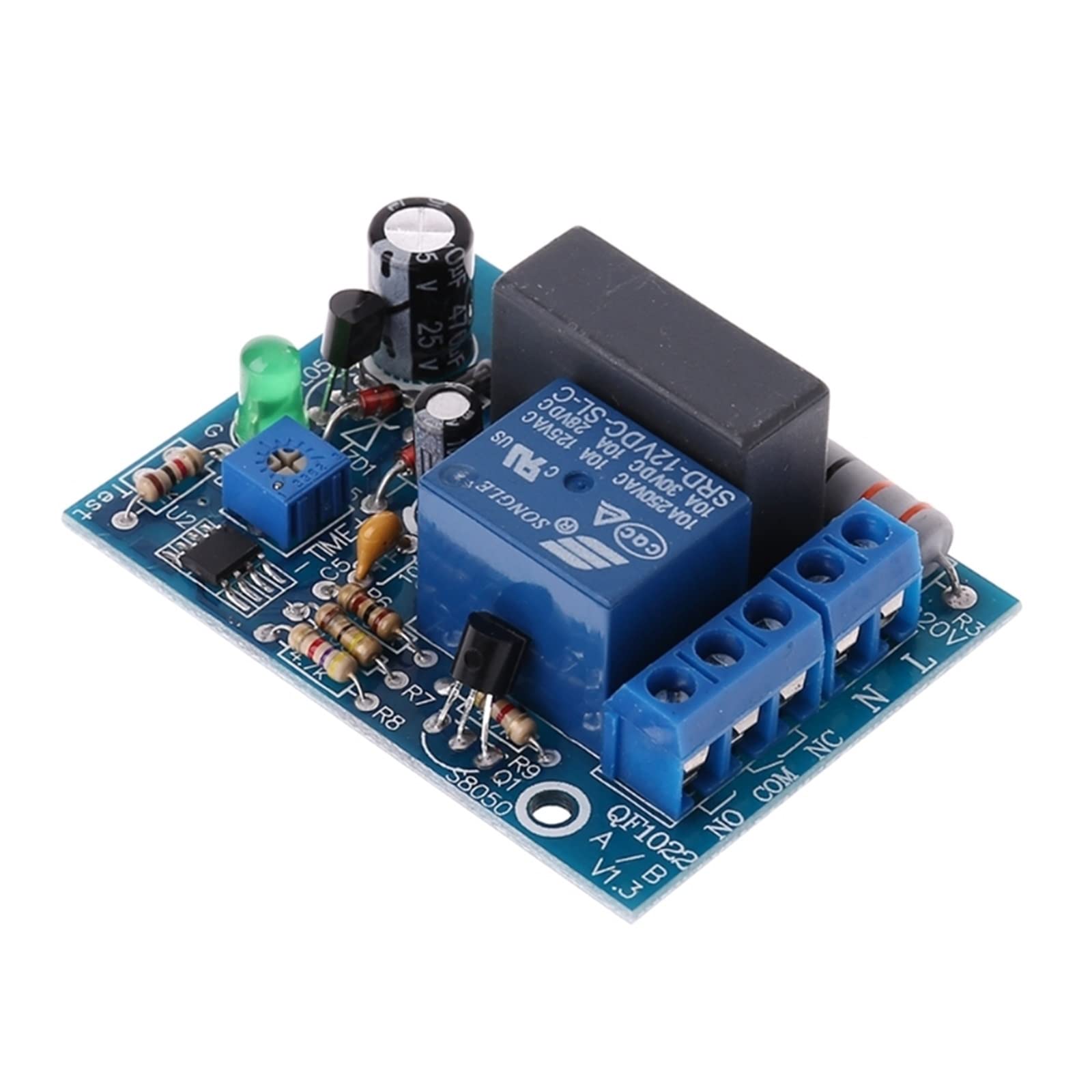 CSKWLLNBC AC 220V Timer Relay Delay Switch Input/Output Off Module Adjustable 0-10Sec 10Min 10Hr 100Min Timing Turn Board(0 to 100 Minutes)