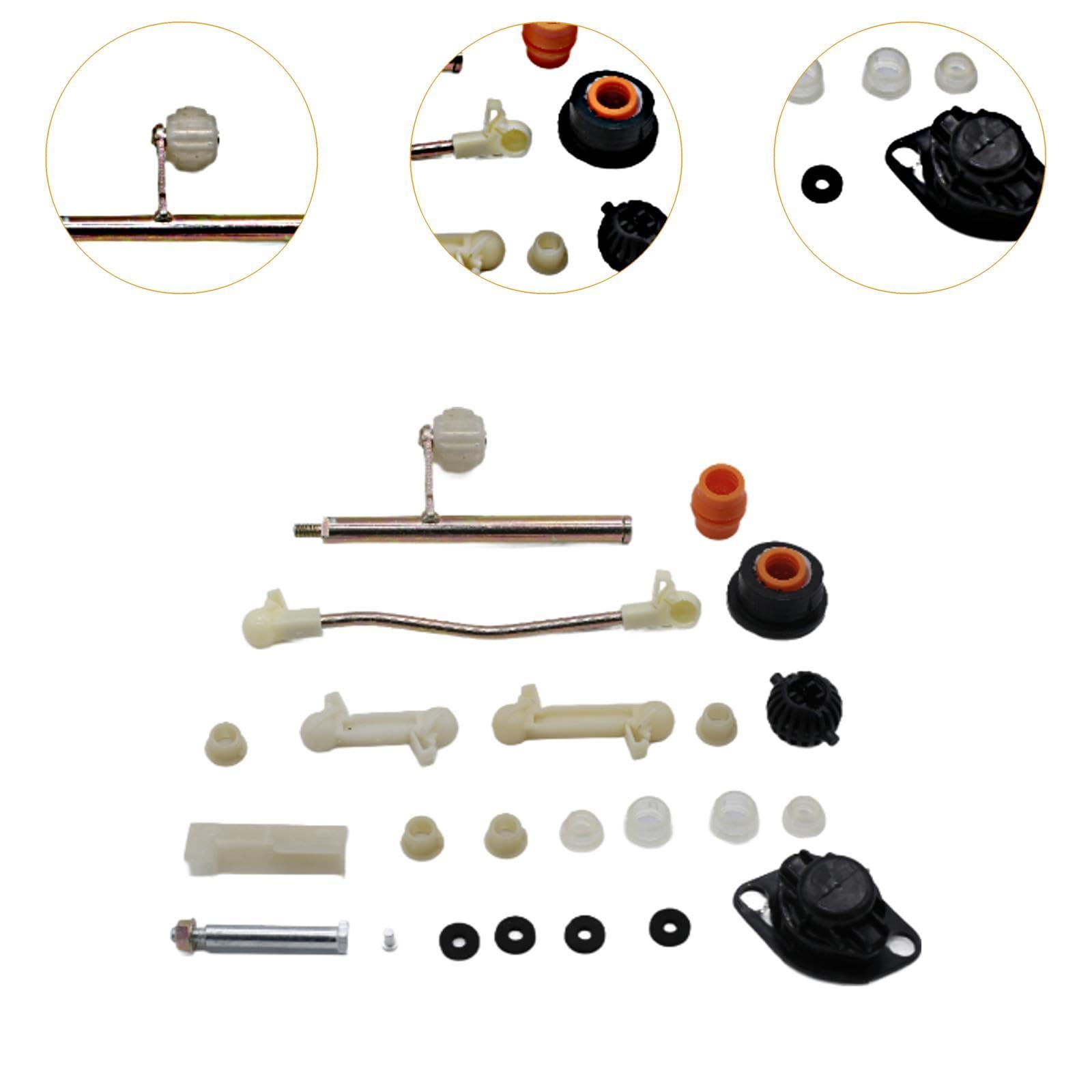 Kit Riparazione Cambio Leveraggio Ricambio Boccole Accessori Auto Semimetal Facile da Installare Adatto per Officina Meccanica Manutenzione
