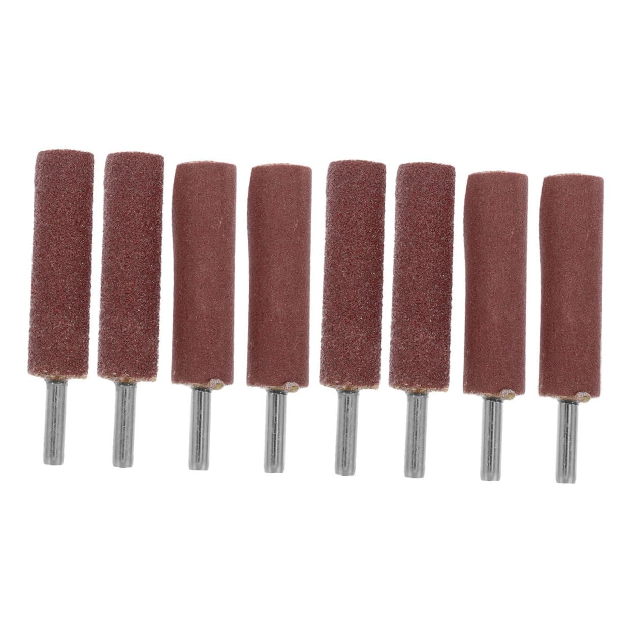 Zerodeko 1 Set Di Mole Abrasive A Lamelle: Tamburo Di Carta Vetrata A Grana 80/240 Con Gambo Da 6 Mm Per Rettifica Di Precisione E Finitura Superficiale - Testa Di Lucidatura Cilindrica