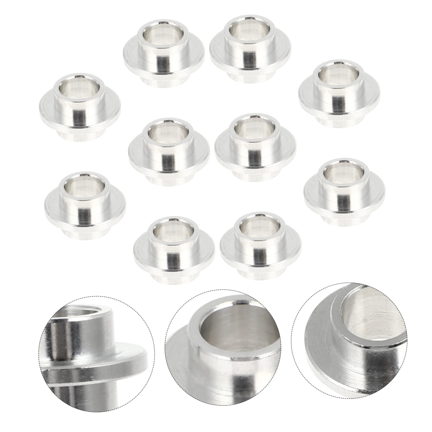 INOOMP Indoor Skate Wheels Bearings 10pcs Metal Skateboard Parts Durable Easy to Install for Inline Skating