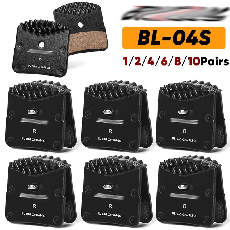 Pastillas de freno de disco de cerámica para bicicleta, pastillas de freno hidráulicas compatibles con H03A D03S, pastillas de freno de disco de bicicleta compatibles con M640, M820, M8120