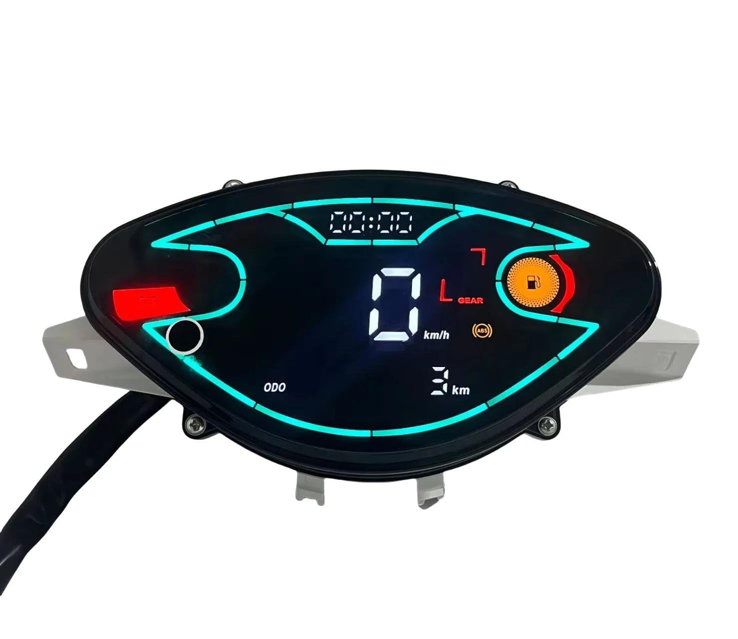 Motorrad-Geschwindigkeitsmesser Motorrad-Instrumententafel Digitales Tacho LED-Digitalanzeige Zubehör Für Biz 125 ES/KS 2005–2008 Motorrad Meter Tacho