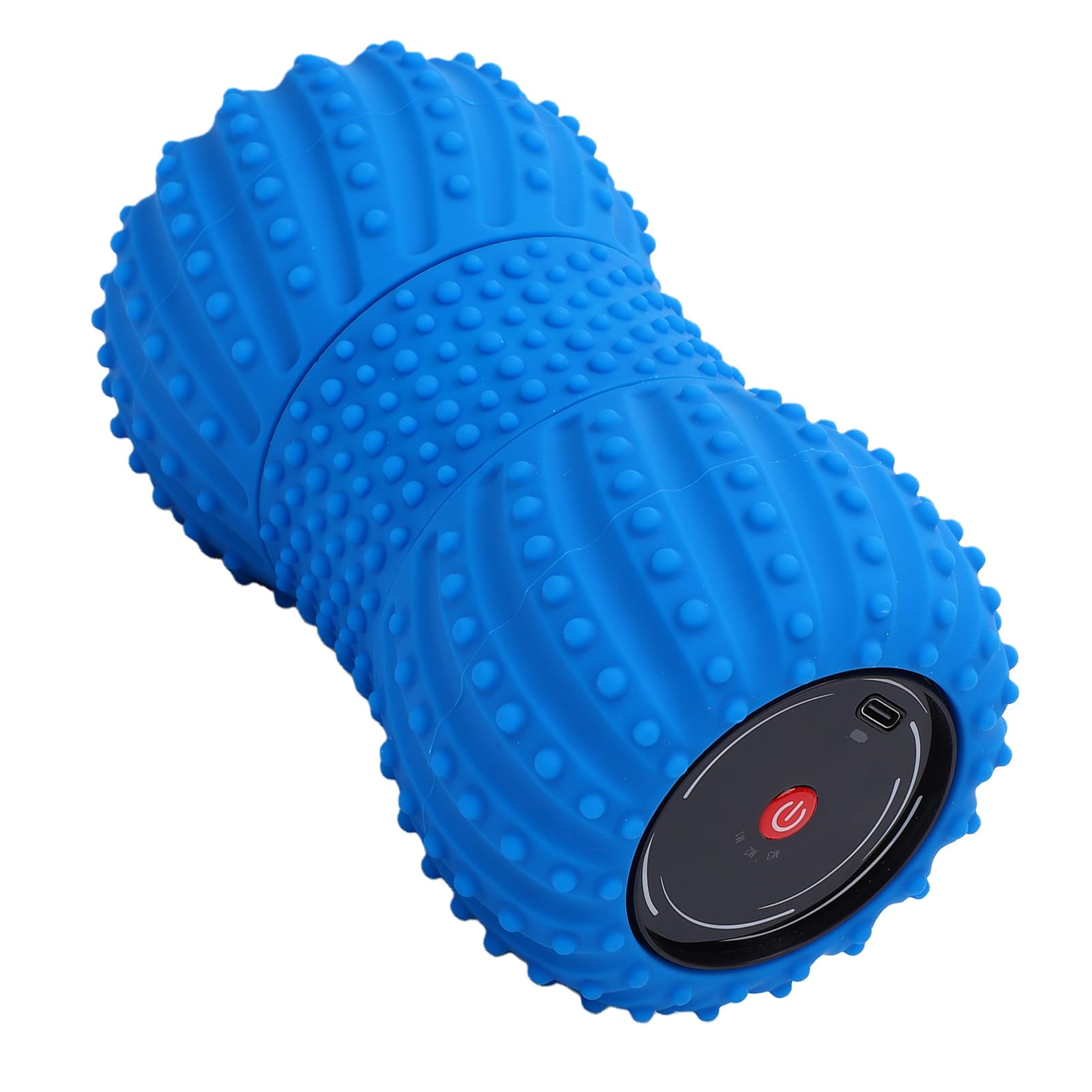 Haofy Bola de Masaje Eléctrica de maní, Recargable con Altavoz Incorporado, Batería de 800 MAh para Recuperación de Yoga en la Oficina en Casa y Entusiastas del Fitness.Forma Ergonómica de maní para