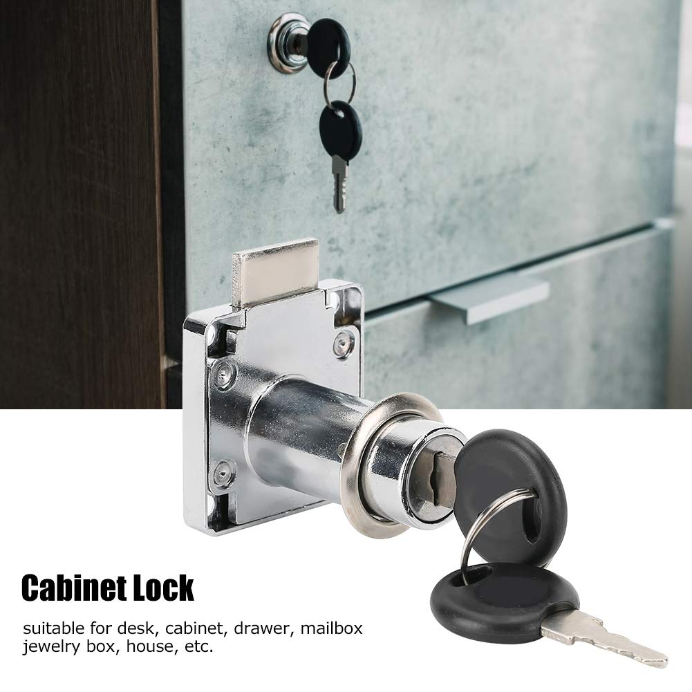Cerradura Cajón 38mm con Llaves - 3 Juegos para Muebles, Escritorio, Armario, Buzón | Fácil Instalación | Segura | Versátil | Garantía