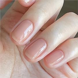 GAOY Nude Jelly Gel Nail Polish, 16ml Sheer Translucent Netural Soak Off Gel Polish, UV Light Cure for Nail Art DIY at Home, 3154 Coral Blush