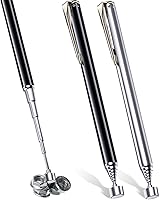 Vista 1 de Patelai 2 Piezas Herramientas Telescópicas de Recogida Magnética Agarradoras Herramientas de Alcance con Clip de Bolsillo 25 Pulgadas Imán