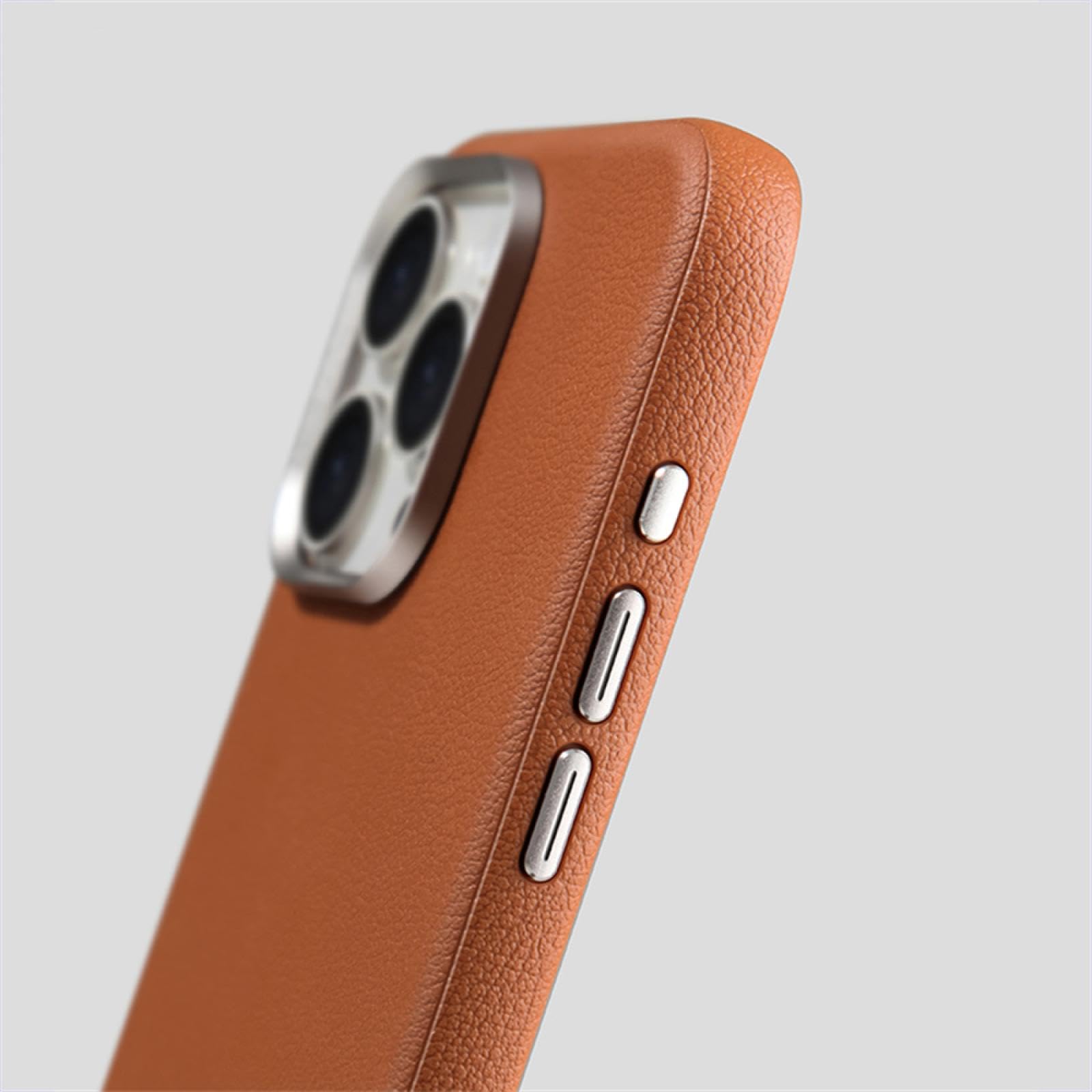 Étui magnétique de Luxe en Cuir PU pour iPhone 15, léger, Fin, avec Chargement sans Fil et Protection Antichoc (pour iPhone 15/PU Noir)
