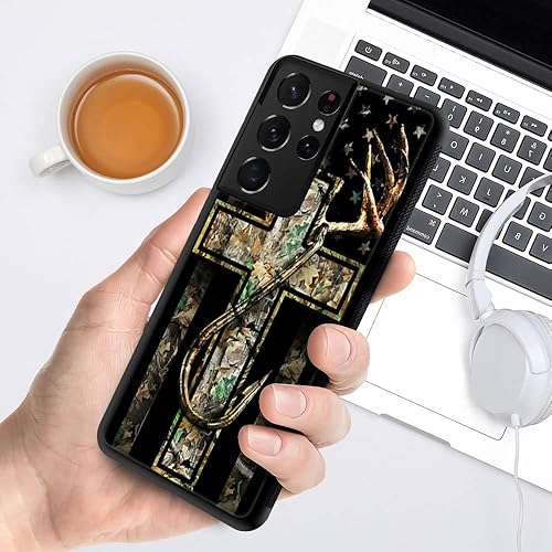 Miniatura 5 de TnXee Funda compatible con Samsung Galaxy S21 Ultra, funda protectora antideslizante y a prueba de golpes para niñoniña, goma de silicona suave +