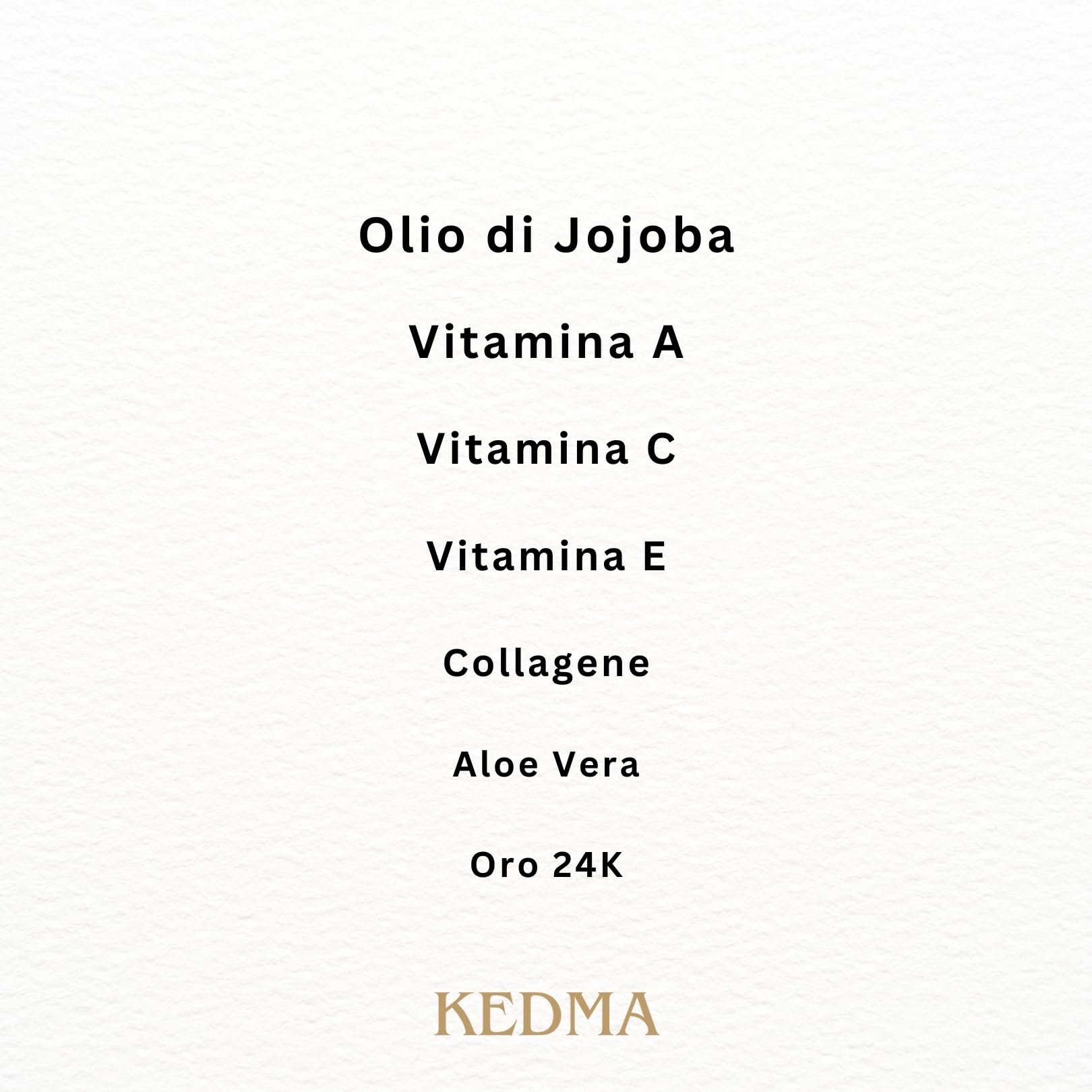 Kedma - Kit Cura Viso con Oro 24K - Tonico, Siero, Crema e Maschera - Anti-Età e Luminosità - 4 Prodotti