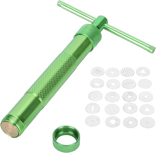 Miniatura 8 de Extrusora de arcilla, herramientas de arcilla polimérica, kit de exprimidor giratorio de acero inoxidable, herramientas de cerámica para cerámica,