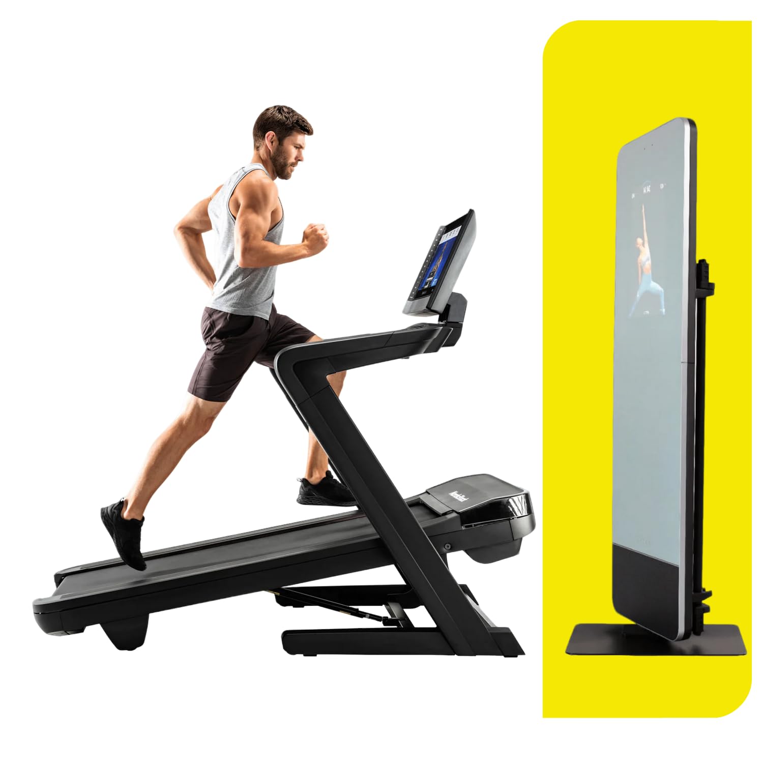 NordicTrack 2450 Foldable Walking Pad (2024 Model) with Vue Mirror