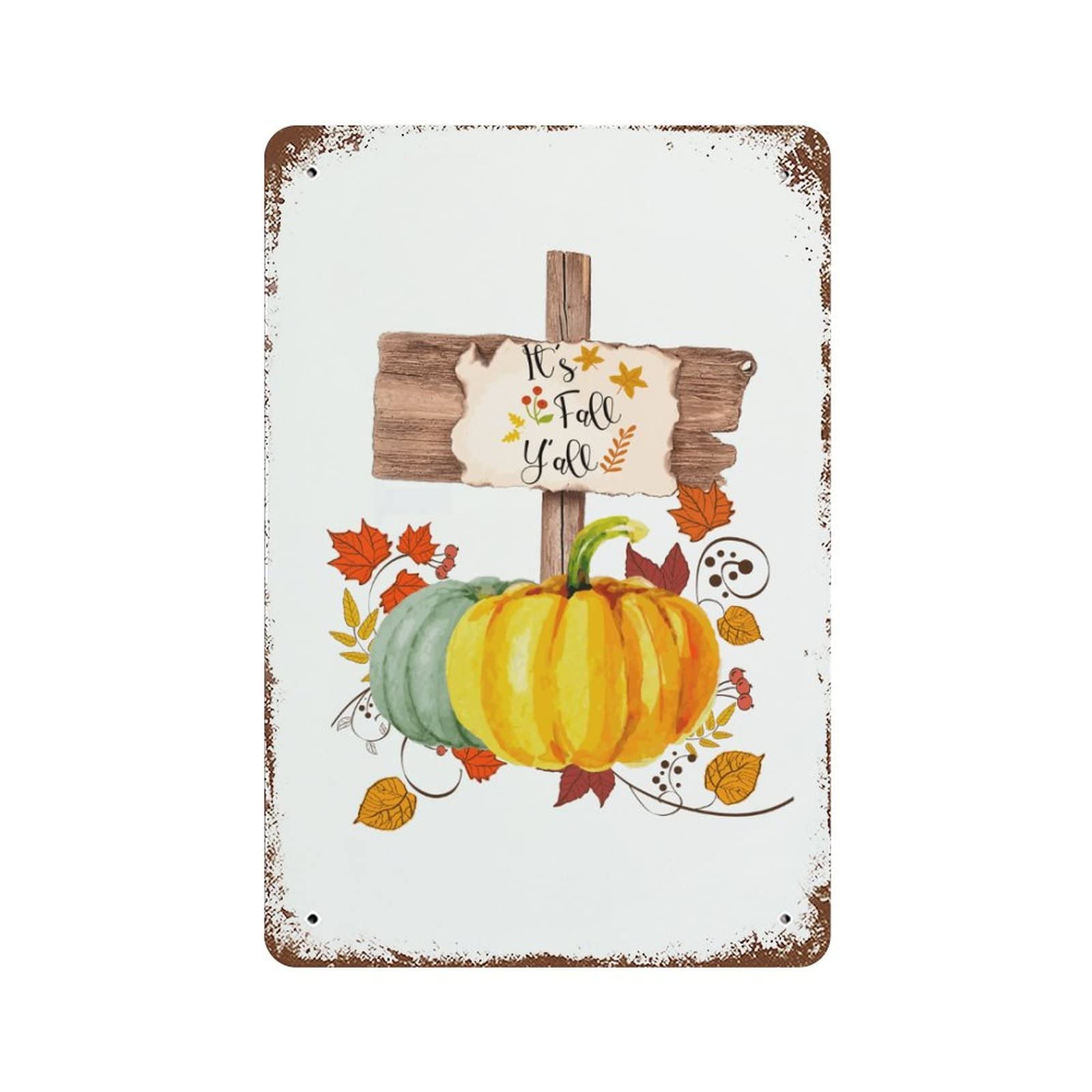 Panneau It's Fall Y'all pour embellir votre jardin en automne 30x45 cm