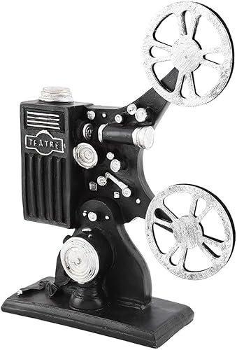 Modelo de proyector de película, modelo de proyector de resina de estilo vintage, modelo de proyector de película de resina vintage, accesorios de